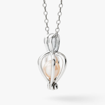 Pearl Love Pendant Necklace