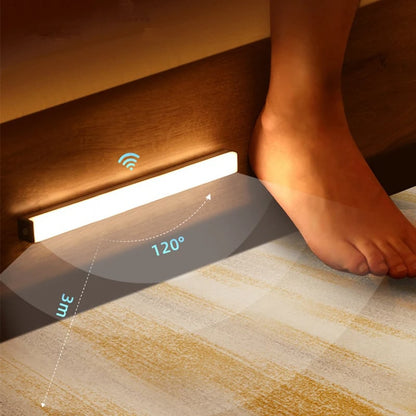 Punch-Free Smart Sensor Magnetic Rechargeable LED Lights: Automatically Turns On with Motion Detection